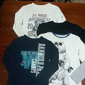 Boy's long sleeve t-shirts - size L